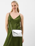 Accessorize metallic envelope cross body bag, imported from the UK