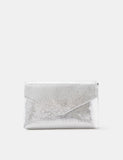 Accessorize metallic envelope cross body bag, imported from the UK