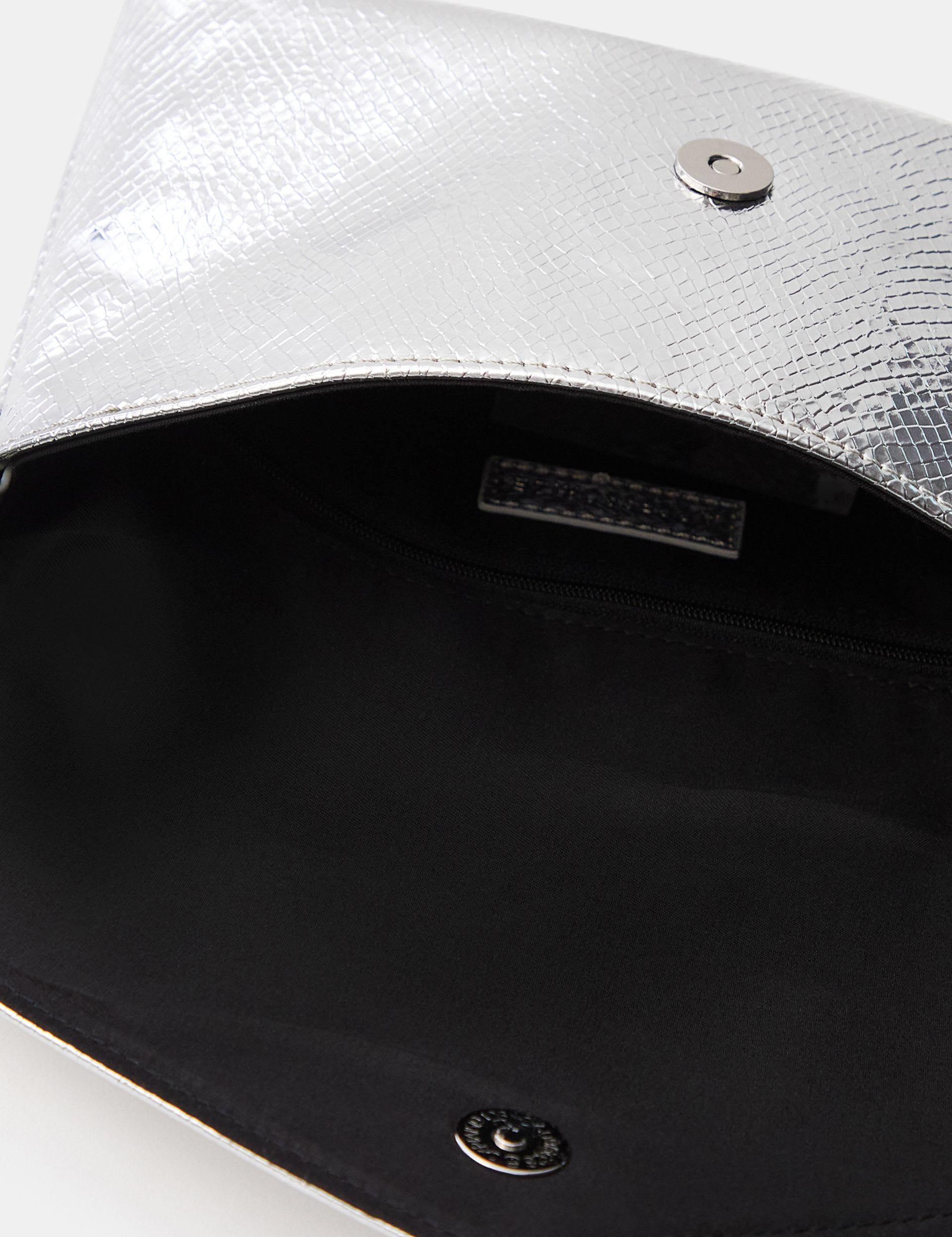 Accessorize metallic envelope cross body bag, imported from the UK