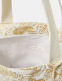 Accessorize pure cotton metallic printed tote bag, UK version