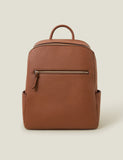 Accessorize faux leather zip around backpack (British brand)