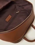 Accessorize faux leather zip around backpack (British brand)