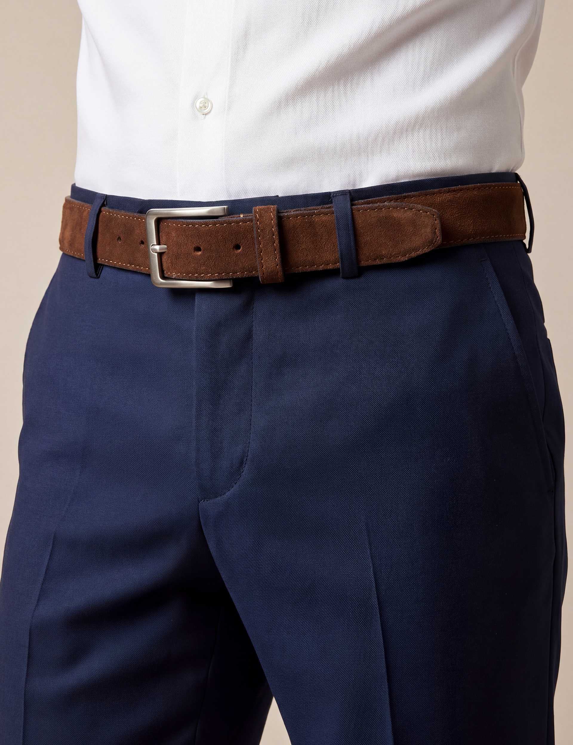 Ceinture en cuir Jones Bootmaker 100% cuir, importée du Royaume-Uni