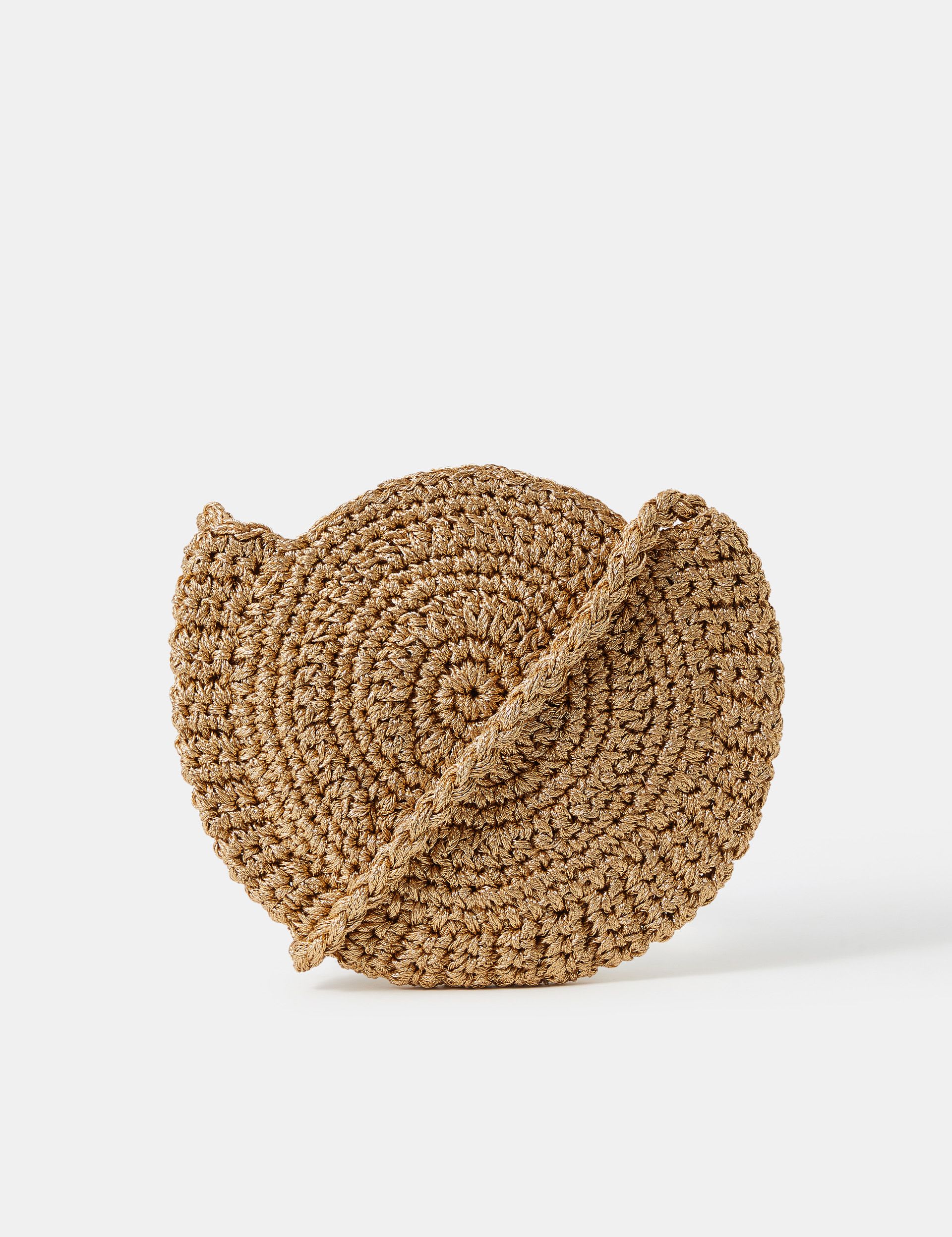 Accessorize metallic braided cross body bag, UK version