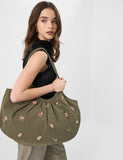 Accessorize embroidered cotton shoulder bag (British brand)