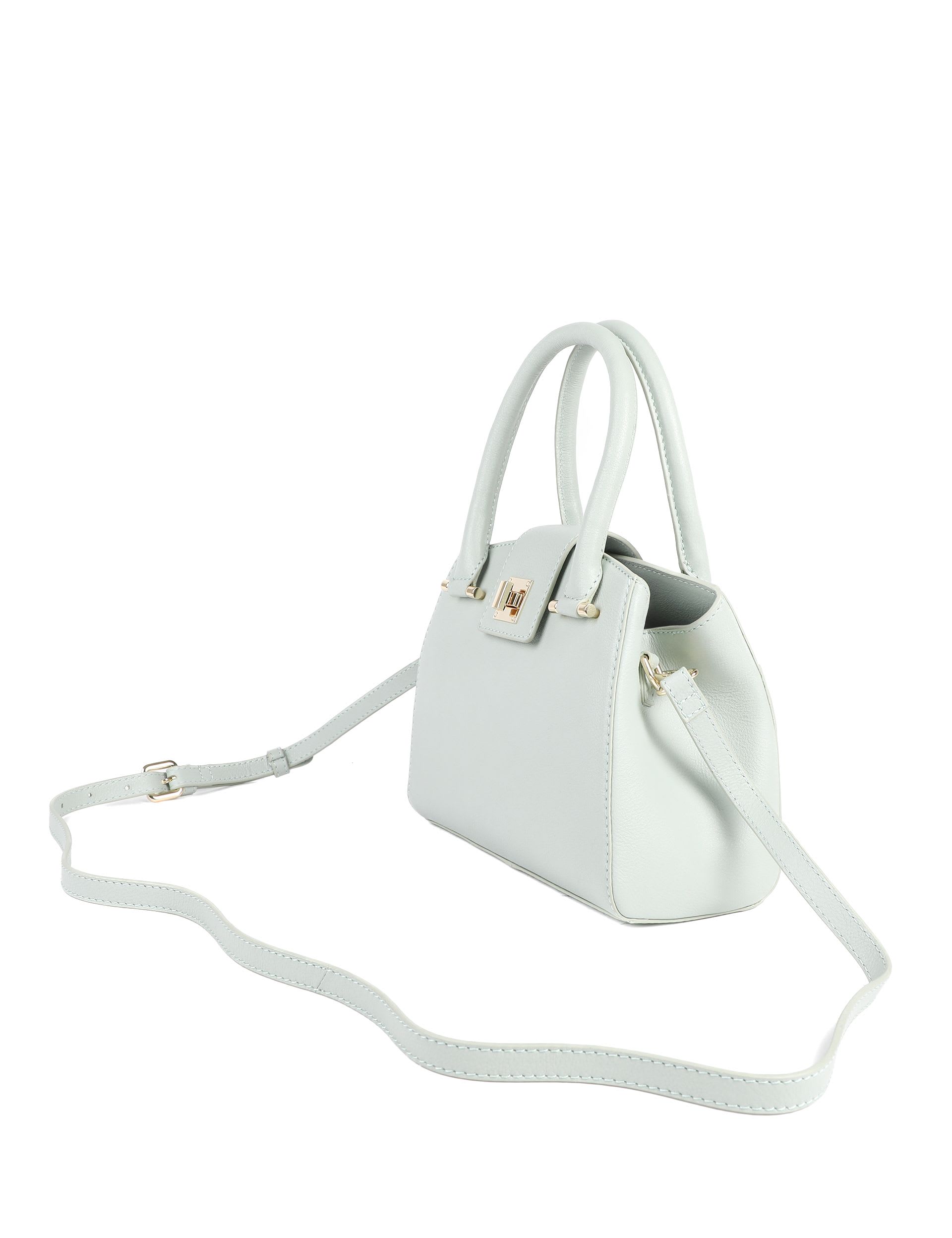 Jones Bootmaker leather top handle grab bag (British brand)