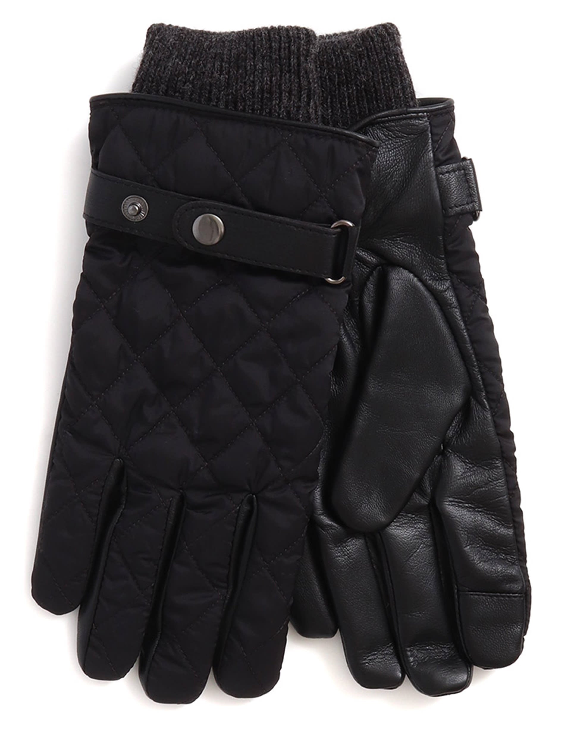 Jones Bootmaker leather quilted gloves, UK version