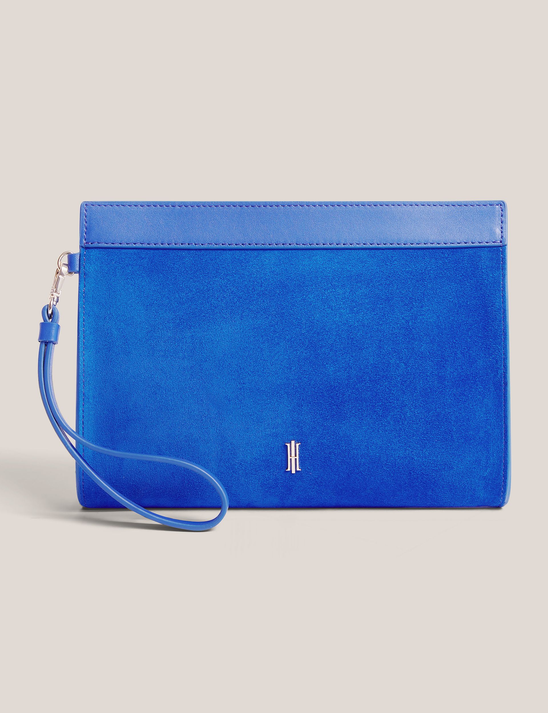 Hobbs suede wristlet clutch bag, UK version