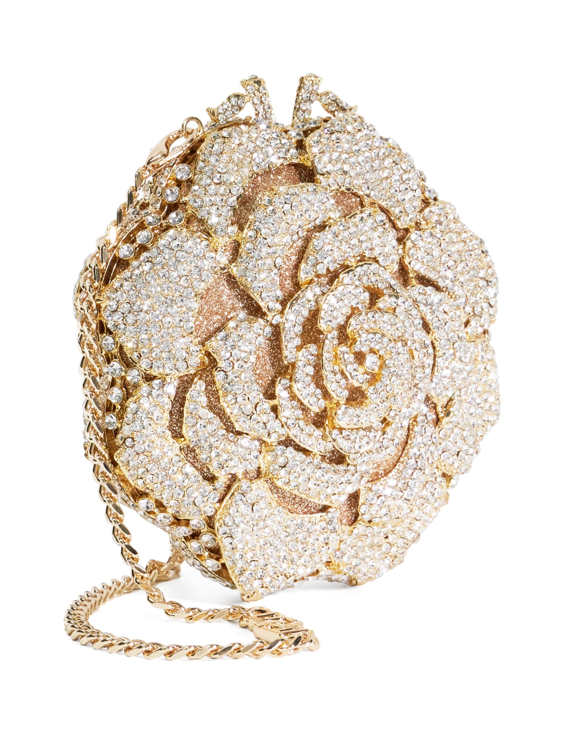 Dune London diamante chain strap clutch bag, imported from the UK