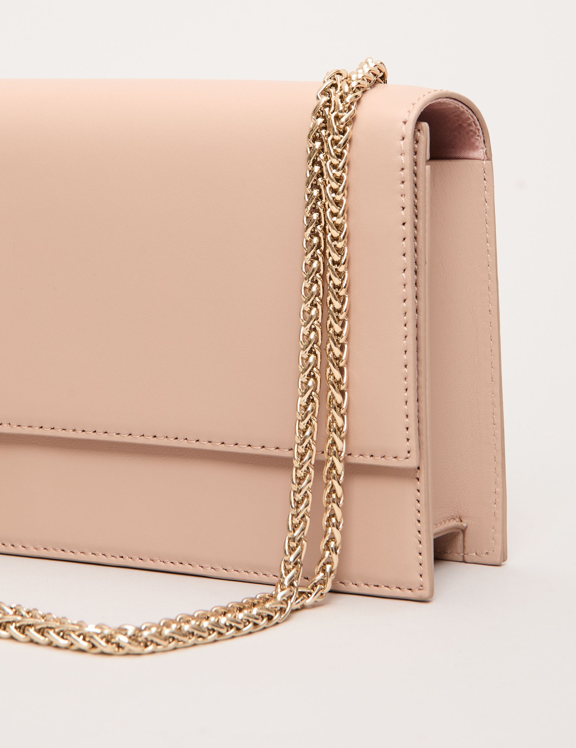 Phase Eight leather double chain clutch bag, imported from the UK