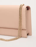 Phase Eight leather double chain clutch bag, imported from the UK