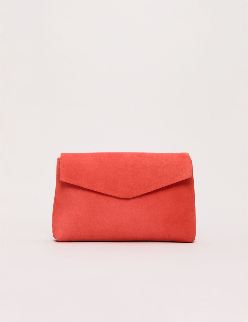 Phase Eight suede chain strap clutch bag - British product