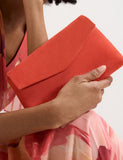 Phase Eight suede chain strap clutch bag - British product