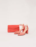 Phase Eight suede chain strap clutch bag - British product