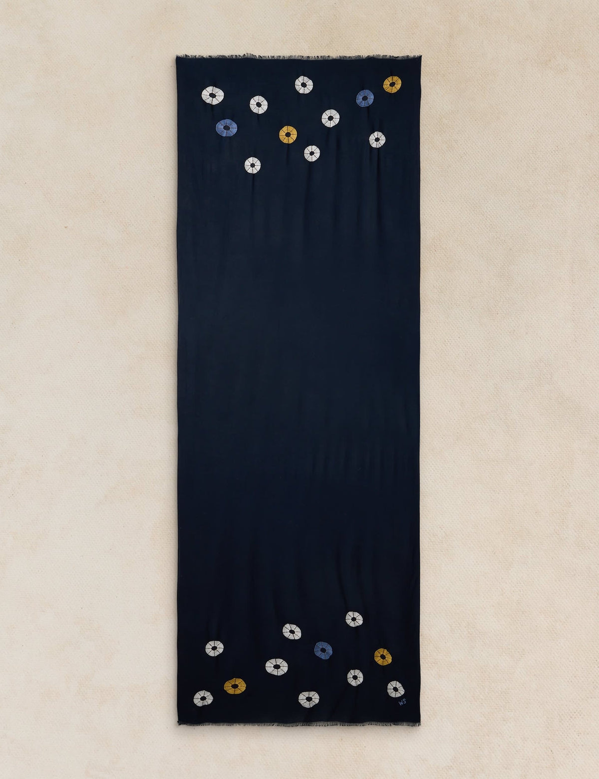White Stuff embroidered scarf - British product