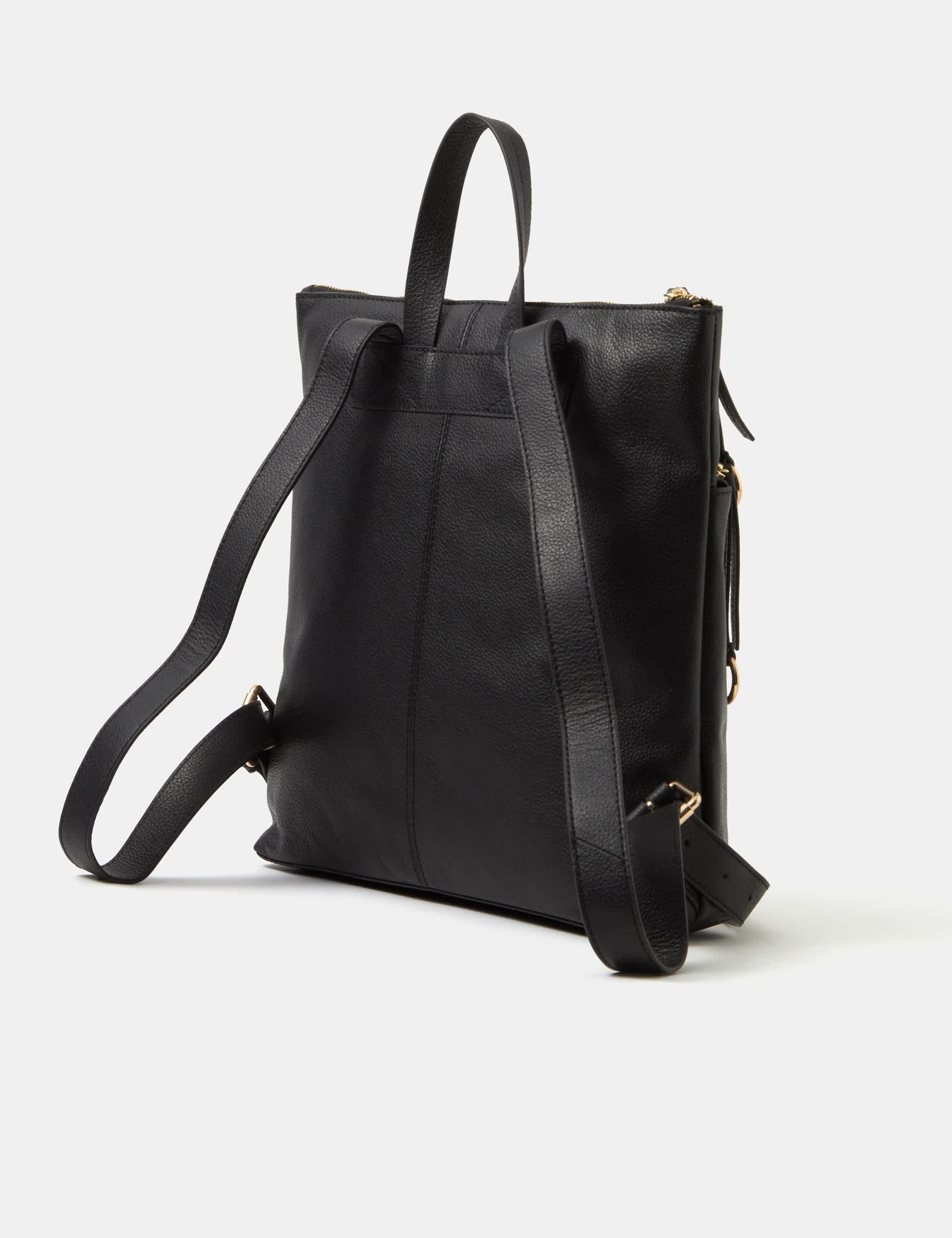 Accessorize leather backpack - British product