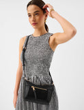 Accessorize faux leather cross body bag with gold hardware - British product