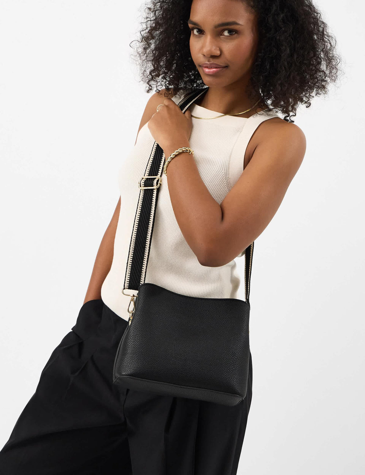 Accessorize webbing strap cross body bag, imported from the UK