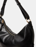 Accessorize shoulder bag slouchy style with zip fastening (British brand)