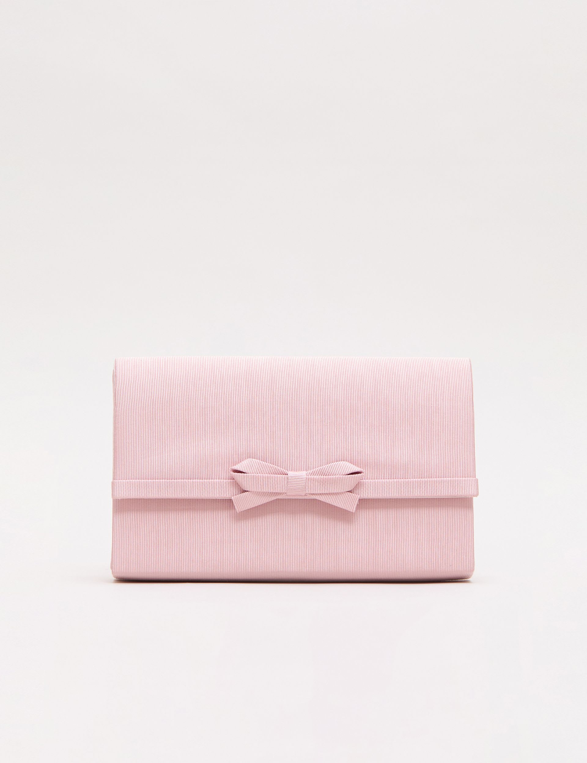 Phase Eight clutch bag with bow chain strap - British product