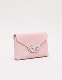 Phase Eight suede embellished clutch bag - British product
