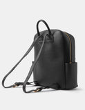 Accessorize faux leather backpack with polyurethane finish, imported from the UK
