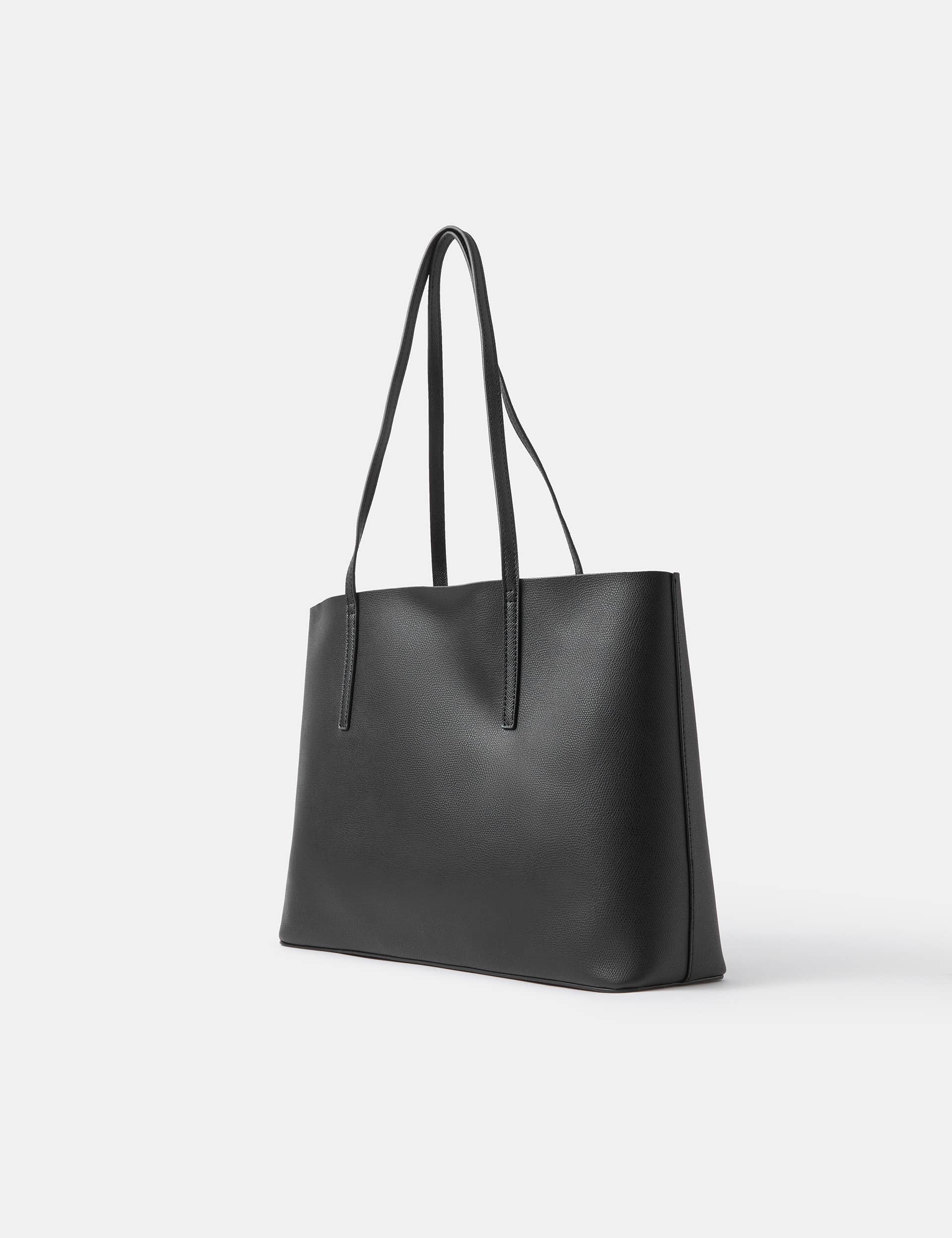 Accessorize tote bag ruched handle 40cm, imported from the UK