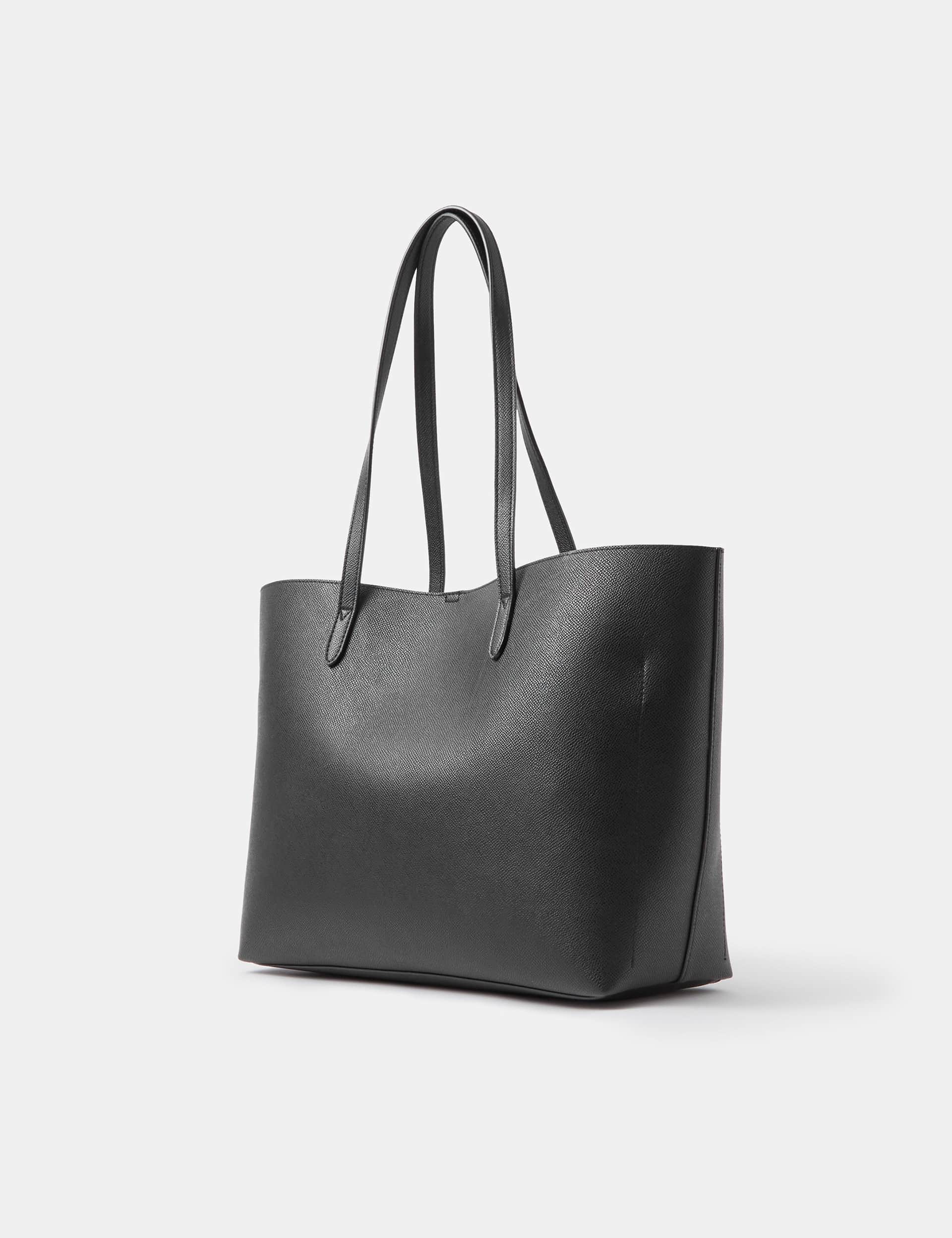 Accessorize top handle tote bag in faux leather (British brand)