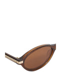 Dune London oval sunglasses acetate frame gold arms, UK version