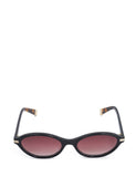 Dune London oval sunglasses acetate frame gold arms, UK version