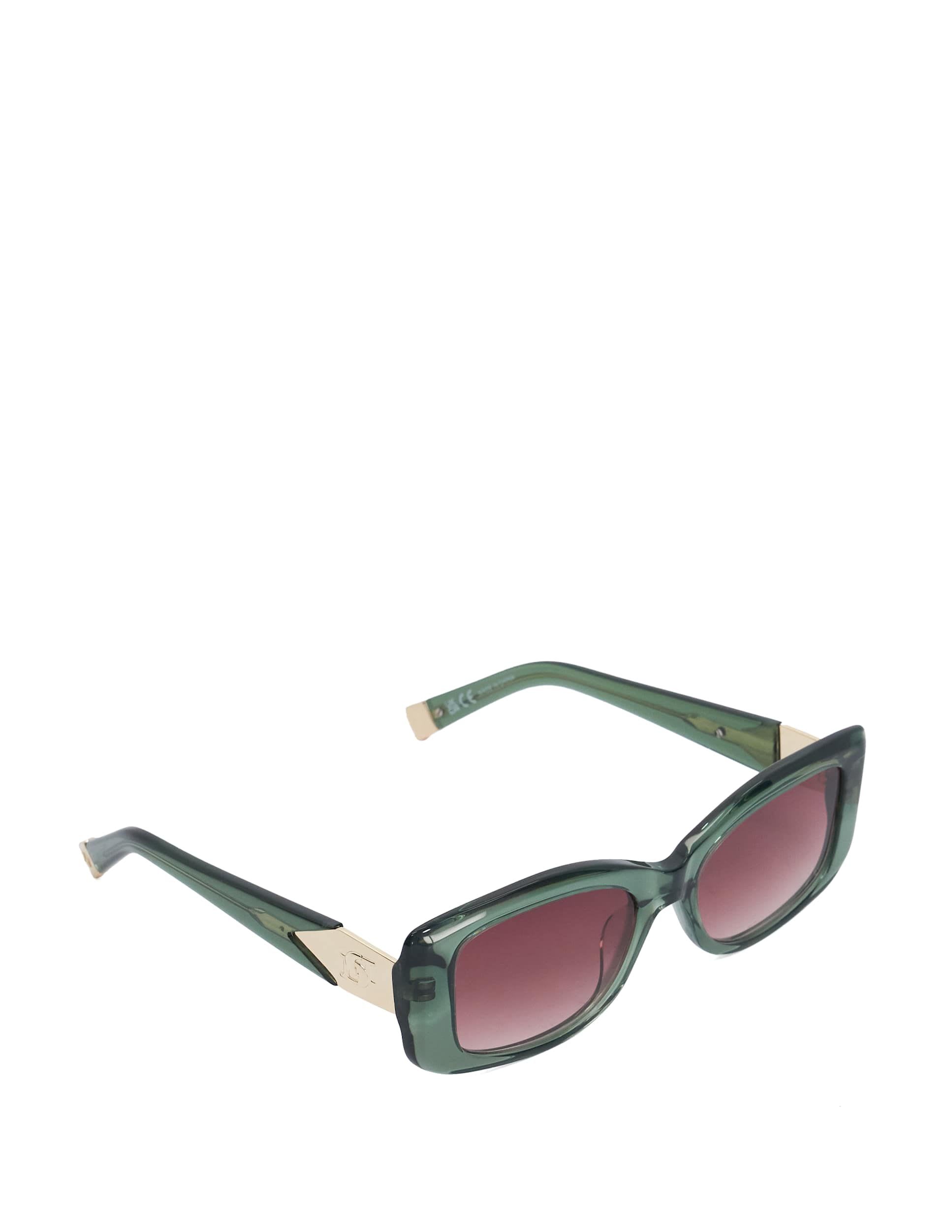 Dune London rectangle sunglasses gold tone detailing - British product