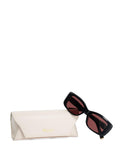Dune London rectangle sunglasses gold tone detailing - British product