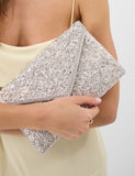 Accessorize embellished chain strap clutch bag, UK version