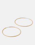 Accessorize 14 carat gold plated hoop earrings, UK version