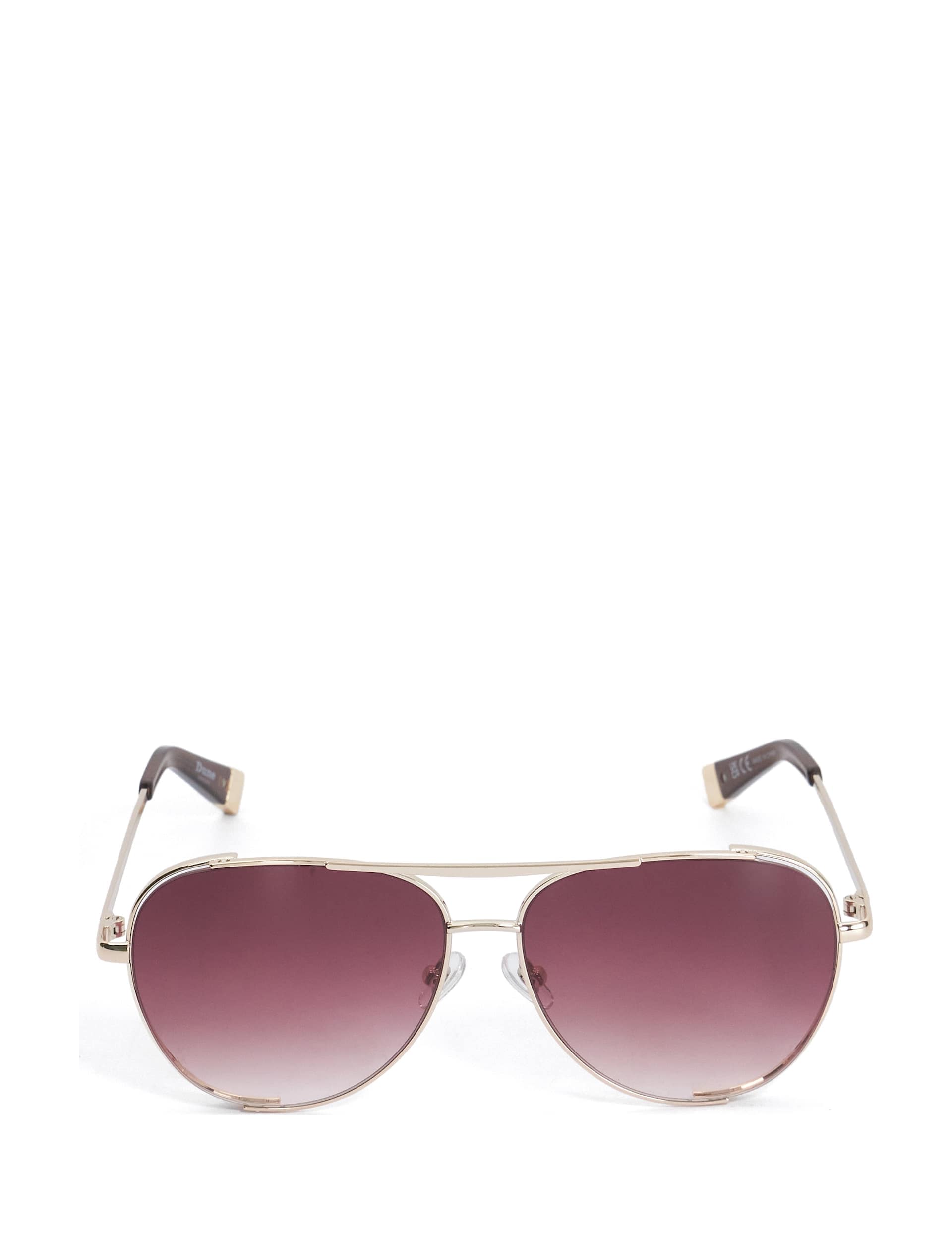 Dune London metal aviator sunglasses, imported from the UK
