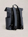 White Stuff rubberised backpack with roll-top closure - British product