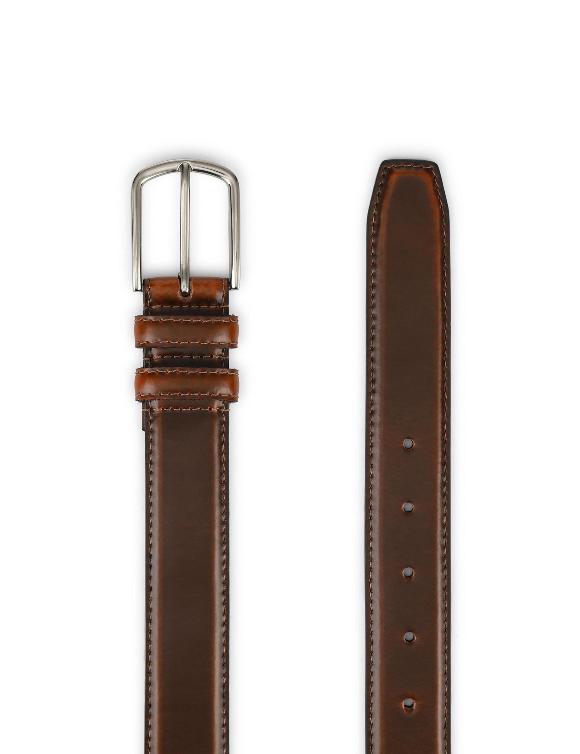 Jones Bootmaker genuine leather belt with buckle fastening, imported from the UK