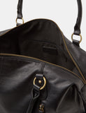 Accessorize faux leather shoulder bag with zip detail - British product