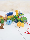 Safari Pull Along Toy (18+ Mths) GOODS M&S   