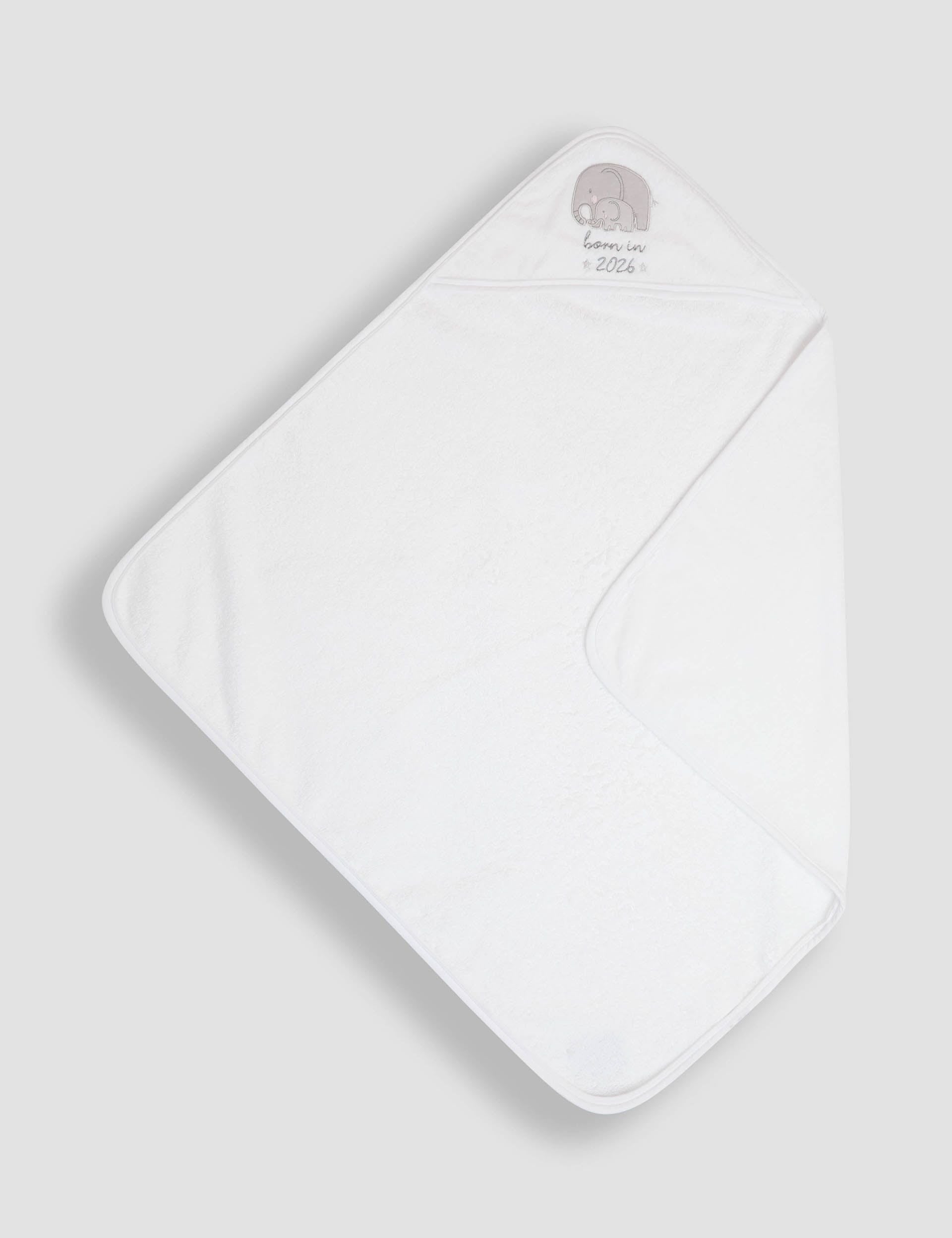 JoJo Maman Bébé baby hooded towel set, imported from the UK