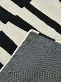 Jasper Conran London monochrome papercut wool tufted rug, UK version