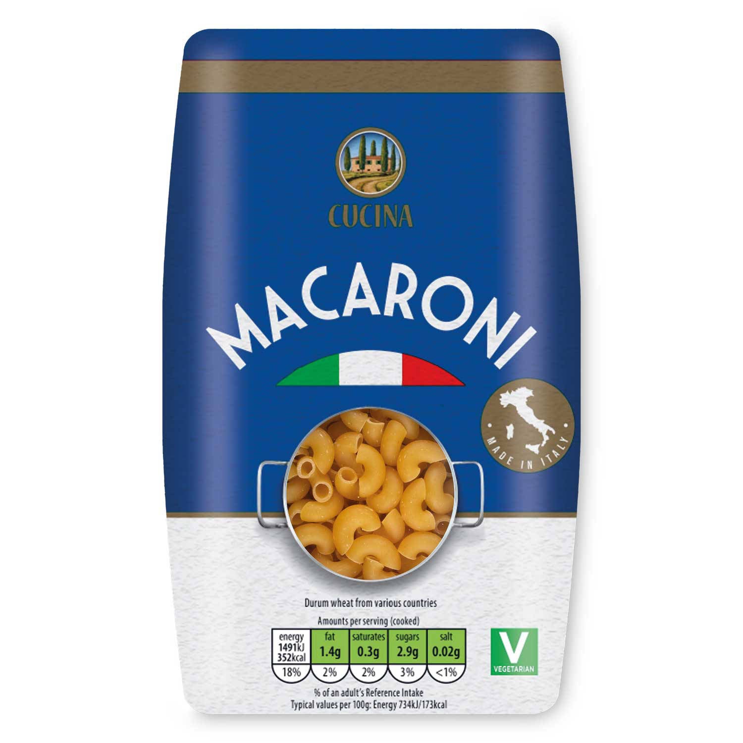 Macaroni pasta 500g (British brand)
