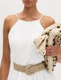 M&S Collection macrame beaded shoulder bag (British brand)