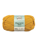 100% Cotton Macrame Yarn in Pumice, Mustard, Brown or Cobalt 150-200g