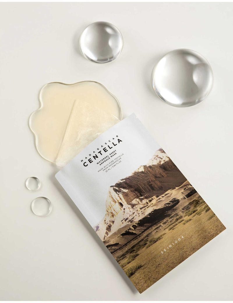 Madagascar Centella watergel sheet ampoule mask 5 pack (British brand)