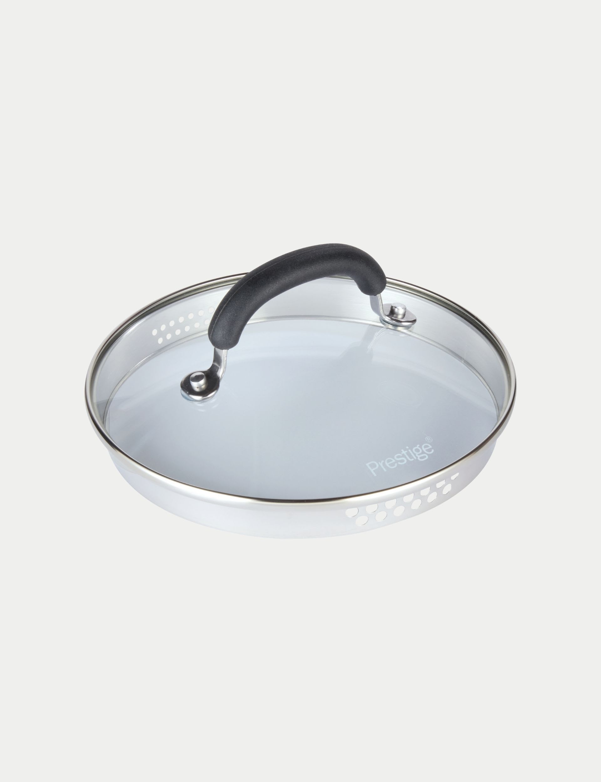 Prestige stainless steel 20cm saucepan, UK version