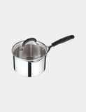 Prestige stainless steel 20cm saucepan, UK version