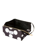 The Flat Lay Co. makeup box bag in double spots, imported from the UK