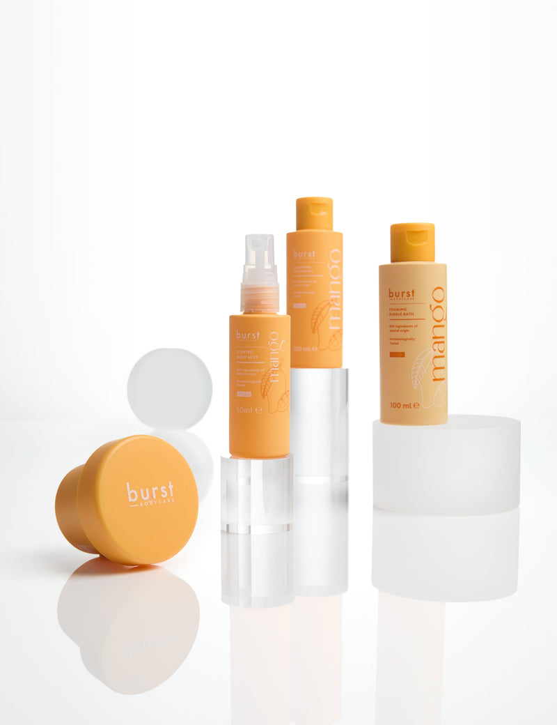 Burst Bodycare Mango Quad Set, UK version