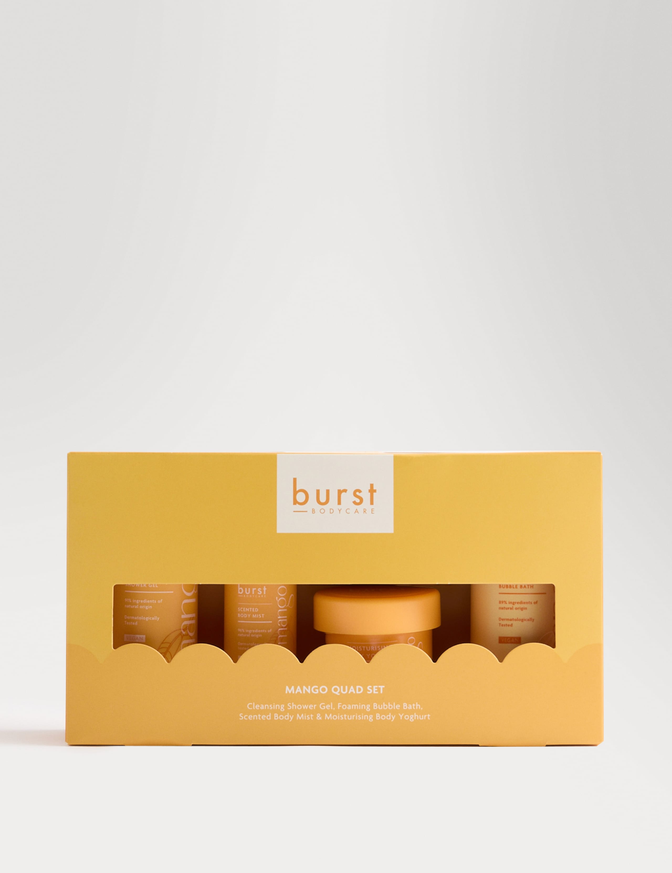 Burst Bodycare Mango Quad Set, UK version